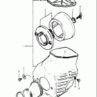 RM400 1980 Воздухозаборник