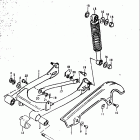 RM50 1978-1980 Rear swinging arm (rm50c)