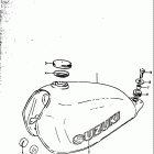 RM50 1978-1980 Fuel tank (rm50c)