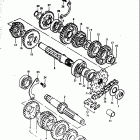 RM125 1979-1980 Трансмиссия