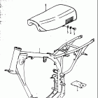 RM50 1978-1980 Frame - seat (rm50c)