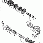 DS185 1978-1980 Трансмиссия