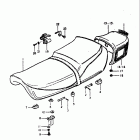 GS550,E 1980 Сидение