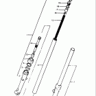 SP400 1980 Передняя вилка