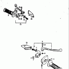 RM50 1978-1980 Handle switch (rm50n