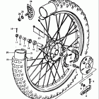 RM400 1980 Переднее колесо
