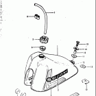 RM50 1978-1980 Fuel tank (rm50n
