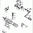 DS185 1978-1980 Механизм  переключения передач