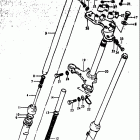 RM50 1978-1980 Front fork (rm50n