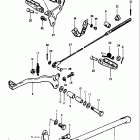 RM400 1980 Stand - footrest