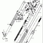 RM400 1980 Передняя вилка