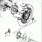 RM50 1978-1980 Заднее колесо