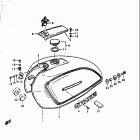 GS550,E 1980 Топливный бак