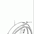 RM400 1980 Переднее крыло