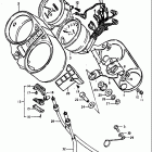 GS550,E 1980 Спидометр-тахометр