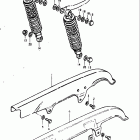 GS550,E 1980 Chain case - shock absorber