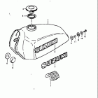 DS185 1978-1980 Fuel tank (ds185c