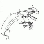 GS1000S 1979 Заднее крыло