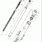 GS750L 1979 Передняя вилка