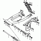 TS125 1978-1979 Маятник задний