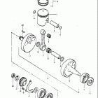 PE250 1977-1979 Коленвал