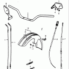 GS1000S 1979 Handlebar - front fender