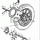 RM400 1979 Заднее колесо
