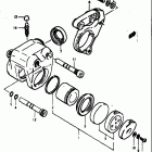 GS550,E 1977-1979 Calipers