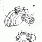 GS425L 1979 Crankcase rh cover