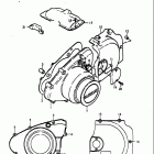 GS425,-E 1979 Crankcase lh cover