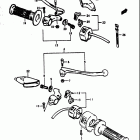 DR370 1978-1979 Brake lever - clutch lever