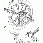 TS250 1977-1979 Переднее колесо