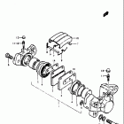 GS750L 1979 Rear caripers