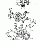 DR370 1978-1979 Головка цилиндра