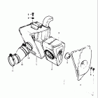 TS125 1978-1979 Воздухозаборник