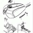 GS1000S 1979 Топливный бак
