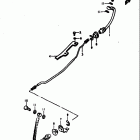 GS550,E 1977-1979 Rear break hose (gs550ec