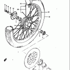 GS425,-E 1979 Front wheel (gs425n)