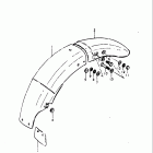 GS750L 1979 Заднее крыло