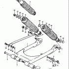 RM80 1977-1979 Rear swinging arm (rm80b)
