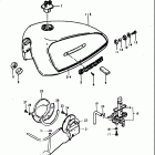 GS1000L 1979 Топливный бак