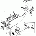 RM80 1977-1979 Глушитель