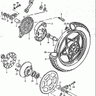 GS425L 1979 Заднее колесо