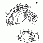 GS425,-E 1979 Crankcase rh cover