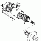 GS550,E 1977-1979 Starting motor (nippon denso)