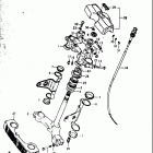 GS1000 C,EC,N,EN 1978-1979 Steering stem (gs1000n