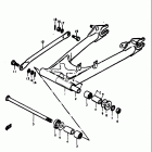 GS550,E 1977-1979 Rear swinging arm (gs550b