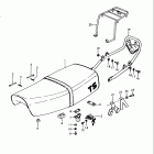 TS250 1977-1979 Сидение