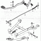 GS425L 1979 Подножки