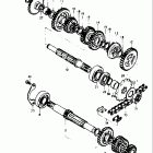 TS125 1978-1979 Transmission (ts125c)